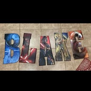 Metal BLAKE Star Wars letters